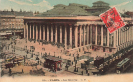 FRANCE - Paris - La Bourse - Animé - CM - Carte Postale Ancienne - Autres Monuments, édifices