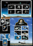 Gambia Stamps Year 1999 History Of Space Exploration MNH - Gambia (1965-...)