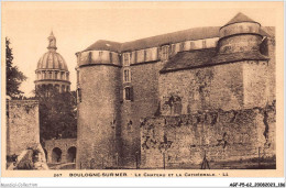 AGFP5-62-0491 - BOULOGNE-SUR-MER - Le Château Et La Cathédrale  - Boulogne Sur Mer