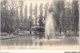 AGFP5-62-0458 - BETHUNE - Jardin Public - Le Jet D'eau  - Bethune