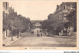 AGFP5-62-0457 - BERCK-PLAGE - Avenue De L'église  - Berck