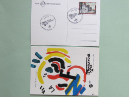 Italia, Filatelia, Milano Fil' 89 (1 Cart. Fronte-retro) - Briefmarkenausstellungen