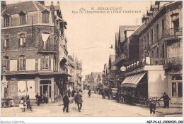 AGFP4-62-0334 - BERCK-PLAGE - Rue De L'impératrice Et L'hôtel Continental  - Berck