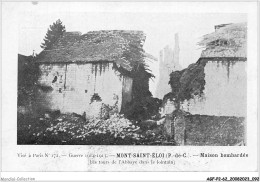 AGFP2-62-0137 - MONT-SAINT-ELOI - Maison Bombardée  - Sonstige & Ohne Zuordnung