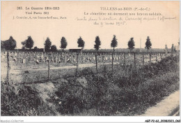 AGFP2-62-0121 - VILLERS-AU-BOIS - Le Cimetière Ou Dorment Nos Braves Soldats  - Altri & Non Classificati