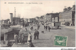 AGFP2-62-0107 - BOULOGNE-SUR-MER - Le Quai Gambetta  - Boulogne Sur Mer