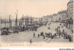 AGFP2-62-0104 - BOULOGNE-SUR-MER - Le Quai Gambetta  - Boulogne Sur Mer