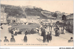 AGFP2-62-0106 - BOULOGNE-SUR-MER - Café Du Casino Et Descente De La Plage  - Boulogne Sur Mer