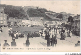 AGFP2-62-0099 - BOULOGNE-SUR-MER - Café Du Casino Et Descente De La Plage  - Boulogne Sur Mer