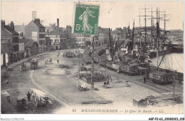 AGFP2-62-0100 - BOULOGNE-SUR-MER - Le Quai Du Bassin  - Boulogne Sur Mer