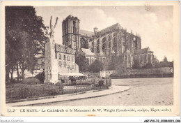 AGFP10-72-0939 - LE MANS - La Cathédrale Et Le Monument De W Wright  - Le Mans