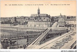 AGFP10-72-0916 - LE MANS - Le Pont En X Sur La Sarthe  - Le Mans