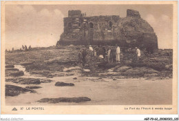 AGFP9-62-0818 - LE PORTEL - Le Fort De L'heurt à Marée Basse  - Le Portel