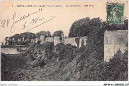 AGFP8-62-0755 - MONTREUIL-SUR-MER - Les Remparts - Montreuil