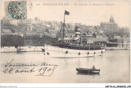 AGFP6-62-0568 - BOULOGNE-SUR-MER - Vue Générale - Le Bateau Le Holland  - Boulogne Sur Mer