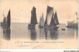 AGFP6-62-0522 - BOULOGNE-SUR-MER - La Sortie Des Bateaux De Pêche  - Boulogne Sur Mer