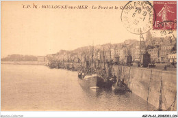 AGFP6-62-0510 - BOULOGNE-SUR-MER - Le Port Et Le Quai Gambella  - Boulogne Sur Mer