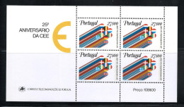 Portugal Madeira 1982 "UE 25th Anniversary" Condition MNH  Mundifil #1561 (minisheet) - Neufs