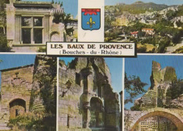 LES BAUX DE PROVENCE, MULTIVUE COULEUR   REF 16126 - Les-Baux-de-Provence