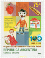 98691 MNH ARGENTINA 2002 CENTENARIO DE LA ORGANIZACION PANAMERICANA DE LA SALUD - Nuevos