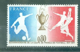 FRANCE - N°1940 Oblitéré - 60°anniversaire De La Coupe De France De Football. - Gebraucht