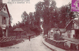 *CPA - 77 - MONTIGNY SUR LOING - Route De La Genevraye - Other & Unclassified
