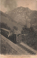 MIKIBP10-036- SUISSE CHEMIN DE FER ET LES ROCHERS DE NAYE LOCOMOTIVE TRAIN - Sonstige & Ohne Zuordnung