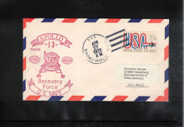 USA 1970 Space / Weltraum - Apollo 13 - US Navy Recovery Force Pacific USS BENJAMIN STODUER Interesting Cover - Estados Unidos