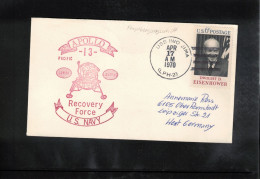 USA 1970 Space / Weltraum - Apollo 13 - US Navy Recovery Force Pacific USS IWO JIMA Interesting Cover - United States