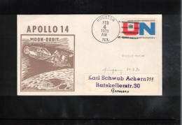 USA 1971 Space / Weltraum - Apollo 14 - Moon Orbit Interesting Cover - USA