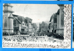 VIX062, Acte De Moudon, Apparition De La Reine Berthe, No 11, Précurseur, Circulée 1903 - Moudon