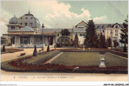 AGGP4-88-0305 - VITTEL - Le Nouveaux Jardins Et Le Casino - Contrexeville