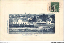 AGGP3-88-0193 - RAMBERVILLERS - Vue Générale LA GARE TRAIN LOCOMOTIVE - Rambervillers