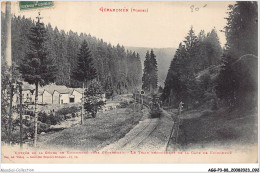 AGGP3-88-0213 - GERARDMER - Entrée De La Gorge De Kichompré Vers  Gerardmer - Le Train - Gerardmer