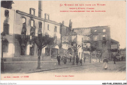 AGGP1-88-0050 - RAON-L'ETAPE - La Guerre De 1914 Dans Les Vosges - Incendié Volontairement Par Les Allemands  - Raon L'Etape