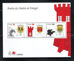 Portugal 1997 "City Crests" Condition MNH  Mundifil #2439-2444 (FDC + 4 Stamps) - Ongebruikt