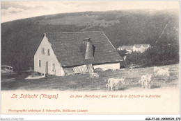 AGGP7-88-0606 - La Schlucht - La Ferme Montaboeuf Avec L'hotel De La Schlucht Et La Frontière - Sonstige & Ohne Zuordnung