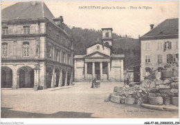 AGGP7-88-0598 - RAON-L'ETAPE - Pendant La Guerre - Place De L'église - Raon L'Etape