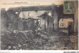 AGGP6-88-0517 - Guerre 1914-1915 - Habitants De Deinvillers Déblayant Les Décombres De Leurs Maisons - Sonstige & Ohne Zuordnung