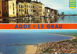 *CPM - 34 - AGDE - Grau D'Agde - Multivue - Agde