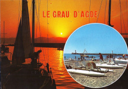 *CPM - 34 - AGDE - Grau D'Agde - Multivue - Agde