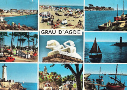 *CPM - 34 - AGDE - Grau D'Agde - Multivue - Agde