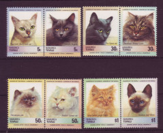 Océanie - Nanumea Tuvalu - Cats - 8 Timbres Différents - 7277 - Tuvalu