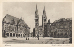 Bremen, Rathaus, Dom Und Börse Ngl #E7699 - Andere & Zonder Classificatie