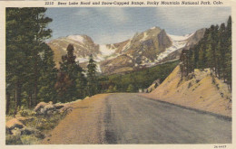 Rocky Mountain Nat.Park, Bear Lake Road And Snow-Copped Range Ngl #E8723 - Altri & Non Classificati