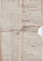 Limburg/Neeroeteren - Manuscript  1793 - Betreft Gevangene Pierre Mantin (V3100) - Manuskripte