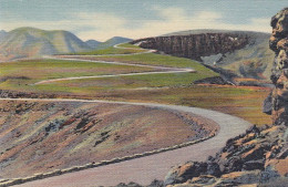 Rocky Mountain Nat.Park, CO., Tundra Curves Near The Top Of TRail Ridge Ngl #E8743 - Other & Unclassified