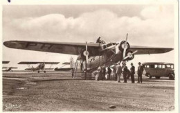 Istres. Aviation  , Avion  Fokker ,   Ligne Hollande  Java - Istres