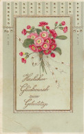 Geburtstag-Wünsche Mit Blumenstrauß Gl1912 #E8220 - Birthday