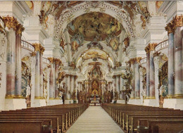 Münster Zwiefalten, Klosterkirche, Innen Glum 1970? #E9872 - Sculture